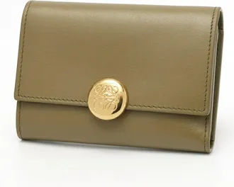 Loewe Khaki Wallet (Tri-Fold) (Pre-Owned)