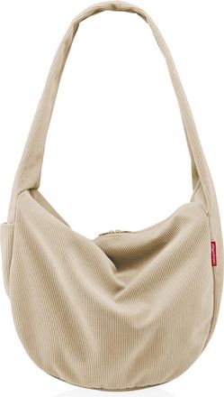 Reisenthel Umh&auml;ngetasche REISENTHEL Moonbag, Damen, Gr. B/H/T: 48cm x 33cm x 14cm, beige, Polyester, Taschen Umh&auml;ngetasche