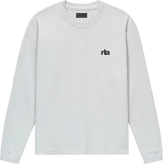 Rta Lawrence Long Sleeve Graphic T-Shirt in Smoke Spiked Type at Nordstrom, Size Xxx-Large