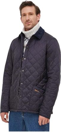 Barbour Heritage Liddesdale Quilted Jacket - Heren - Winterjassen - Blauw - 2XL - Nylon - Jassen