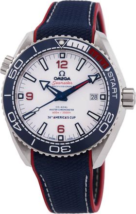 Omega Seamaster Americas Cup Automatic Chronometer White Dial Mens Watch 215.32.43.21.04.001