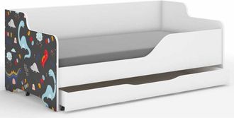 OEM Cama Infantil Lilu 160x80 Dinosaurios - Laterales