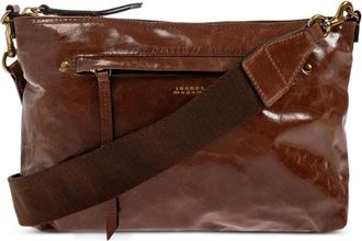 Isabel Marant Nessah leather zip-fastening bag - women - Calf Leather - OS - Brown