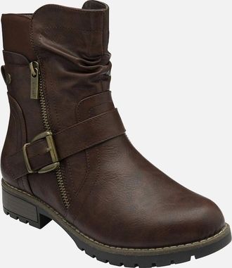 Lotus Womens Tulia Womens Wide Fit Calf Boots - Brown - Size: 3