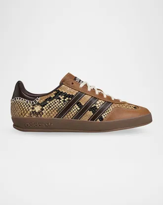 adidas x Wales Bonner Men & apos;s Gazelle Snake-Effect Leather Sneakers