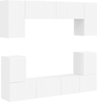 vidaXL Conjunto De Mueble De Tv 5 Uds. Madera De Ingenier&iacute;a Vidaxl