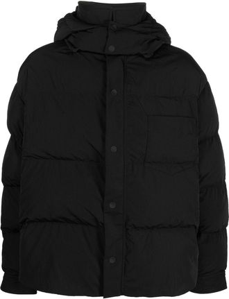 Jacquemus hooded padded jacket - men - Polyamide/Polyester/Polyethylene - 48 - Black
