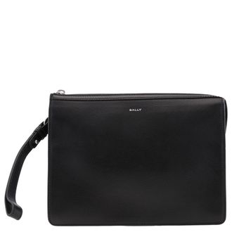 Bally PM - Clutch In Black Leather