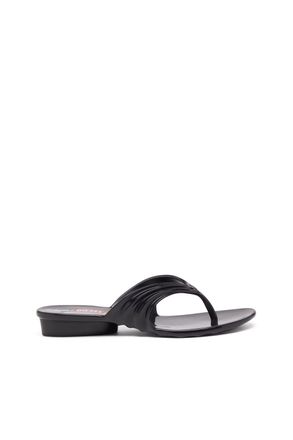 Diesel Sculptural flip-flops in Melflex - Sandals - Woman - Black