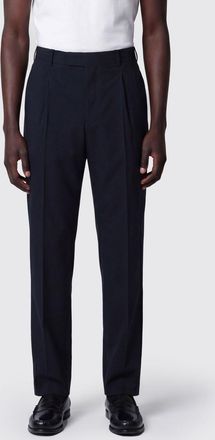 Pantaloni Torino Pantaloni sartoriali slim fit in cotone con chiusura decentrata