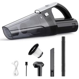 OEM Mini Aspiradora De Mano, Port&aacute;til Y Recargable, Inal&aacute;mbrica, Con Potente Succi&oacute;n De 8000 Pa Para Coche, Hogar Y Oficina. - Crezuo