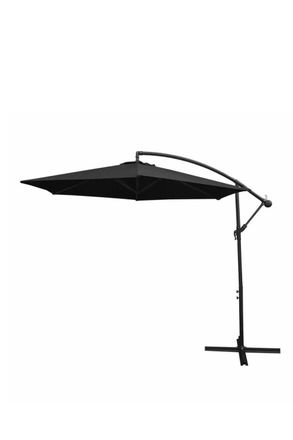 MonsterShop Black Cantilever Parasol & Fan Base