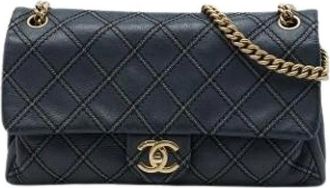 Chanel Borsa a tracolla trapuntata vintage Pre-owned - - Pre-owned - Donna - Blu - ONE SIZE