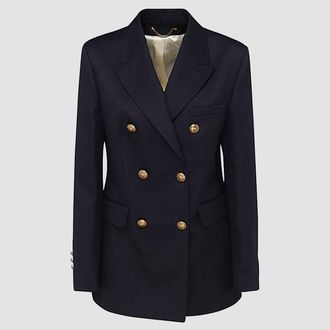 Golden Goose Jackets Blue And Green-Donna