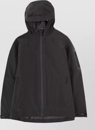 HUGO BOSS hooded jacket adjustable cuffs waterproof zippers