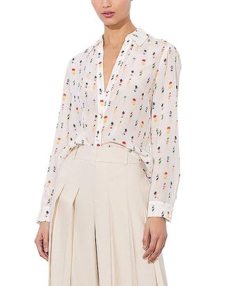 Alice & Olivia Alice + Olivia Eloise Silk Blouse