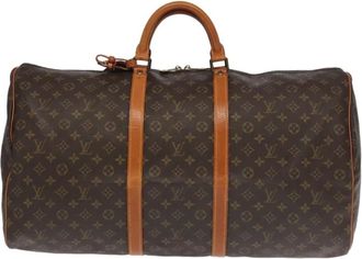 Louis Vuitton Pre-owned Weekend Bags, female, Brown, Size: ONE SIZE Pre-owned Keepall Travel Bag
