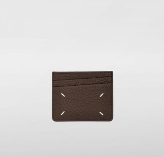 Maison Margiela Portacarte di credito Maison Margiela in pelle a grana