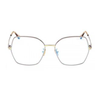 Tom Ford FT5876-B014 Butterfly Full Rim Eyeglasses - Gray