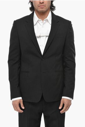 Off-white PERMANENT Virgin Wool Blazer With Welt Pockets size 48