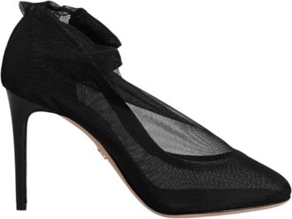 Dolce & Gabbana Black Nylon Mesh Sock Style Boots Womens Shoes