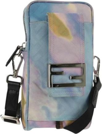 Fendi Pre-owned Cross Body Bags, female, Multicolor, Size: ONE SIZE Pre-owned Canvas fendi-bags