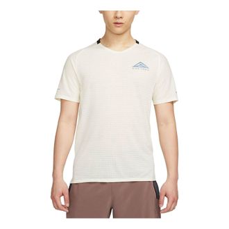 Nike Dri-FIT Trail Solar Chase Short Sleeve Trail Running T-Shirt Coconut Milk DV9306-113