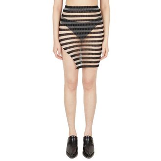 A. Roege Hove Short Skirts, female, Multicolor, Size: XS/S Striped Knit Skirt