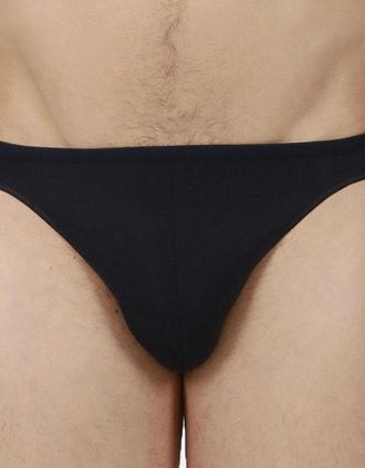 HOM Hom Mens Plume Ultra-light Brief, Navy - Black - Size: 39/38/32