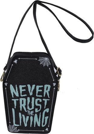 Generic Fiorky Sling Bag - Gothic Crossbody Bag Women Coffin Shape Shoulder Bag Adjustable Strap Clutch Purse for Halloween Cosplay PU Leather Novelty Hallowe