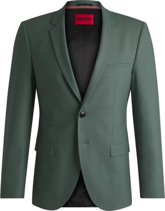 HUGO BOSS Jassen, Heren, Groen, XL, Stijlvolle Blazer voor Mannen