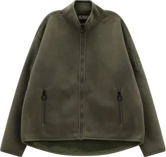 F.lli Campagnolo Jacket Fleecejacke f&uuml;r Damen | oliv/braun
