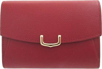 Cartier Bordeaux Leather Wallet (Bi-Fold) (Pre-Owned)
