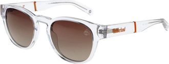 Timberland Transparante RVS Zonnebril - Heren - Zonnebrillen - Grijs - ONE Size - Accessoires