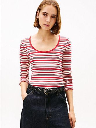 Tommy Hilfiger Camiseta slim de manga larga