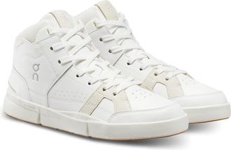 On On The Roger Clubhouse Mid 98.98327 Womens US 9 White Lifestyle Shoes DWA434