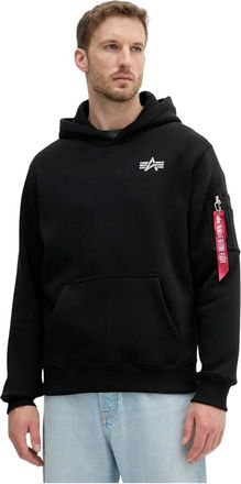 Alpha Industries Uomo, Felpe, Nero, 2Xl, new