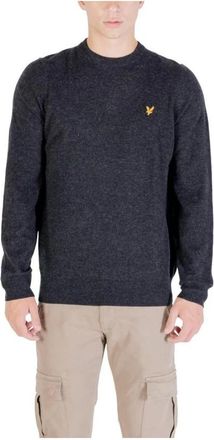 Lyle & Scott Nylon Sweatshirt met Rits - Heren - Ronde hals truien - Zwart - XL - Nylon - Truien & Vesten