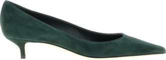 Jimmy Choo London Green Slip On Pumps