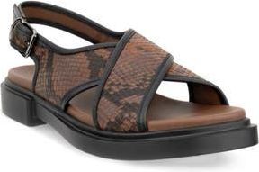 Ecco Seoul Slingback Sandal in Mink/Black/Coffee/Black at Nordstrom Rack, Size 9-9.5Us / 40Eu