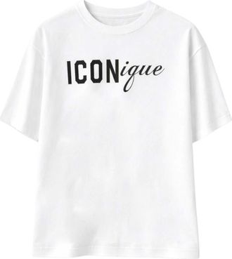 Dsquared2 White Cotton T-Shirt