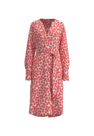 Seidensticker Sommerkleid SEIDENSTICKER Schwarze Rose, Damen, Gr. XL(42), Normalgr&ouml;ssen, rosa (rosa, pink), 100% Viskose, gepunktet, regular fit, Kleider Sommerklei