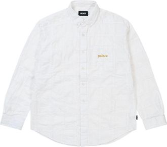 Palace Seer Patch Oxford Shirt White P31SHT008