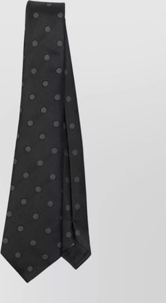 Giorgio Armani polka dot regular width necktie