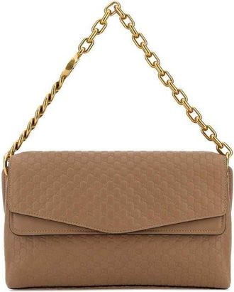 Gucci Biscuit Leather Medium Shoulder Bag Glovnattanglnt Borse A Mano