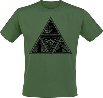 The Legend of Zelda Heroes INC Europe B.V. Zelda Triforce T-Shirt L Black
