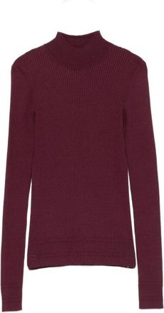 Twinset Truien & Vesten, Dames, Bruin, L, Bordeaux Sweater Aw 25 Stijlvol Comfortabel