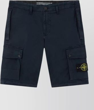 Stone Island organic cotton cargo shorts