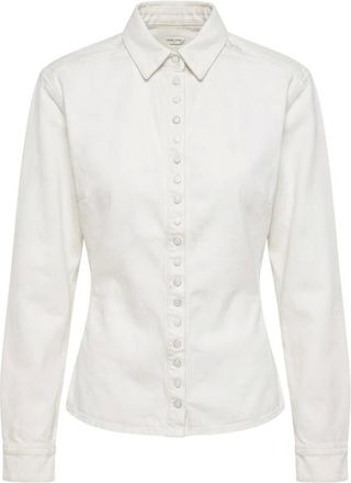 Diesel Overhemden, Dames, Wit, M, Katoen, De-Plazy-Fsj 1 Shirt