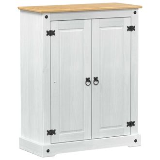 vidaXL Armario Zapatero 86 X 38,5 X 108 Cm Madera De Pino Macizo Vidaxl